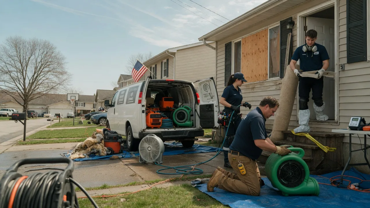 Water Damage Restoration in Marty, SD near me